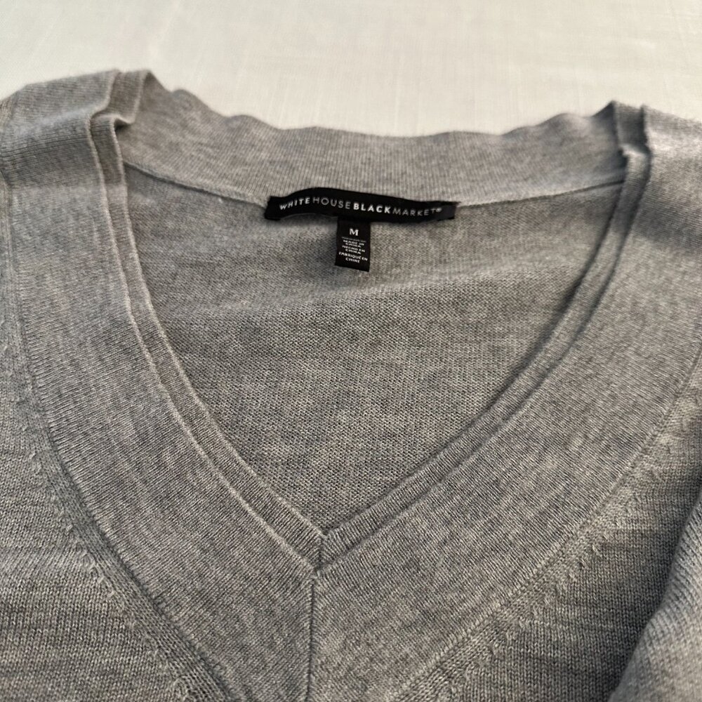 WHBM V-neck sweater - Picture 2 of 3